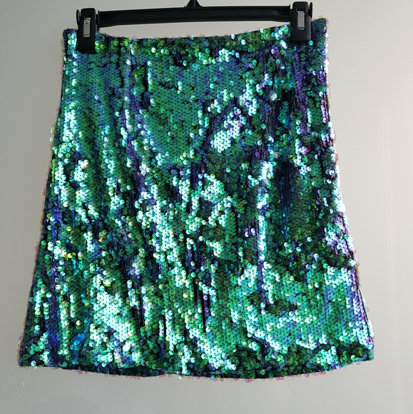 MINKPINK sequin Mini skirt - Picture 3 of 4